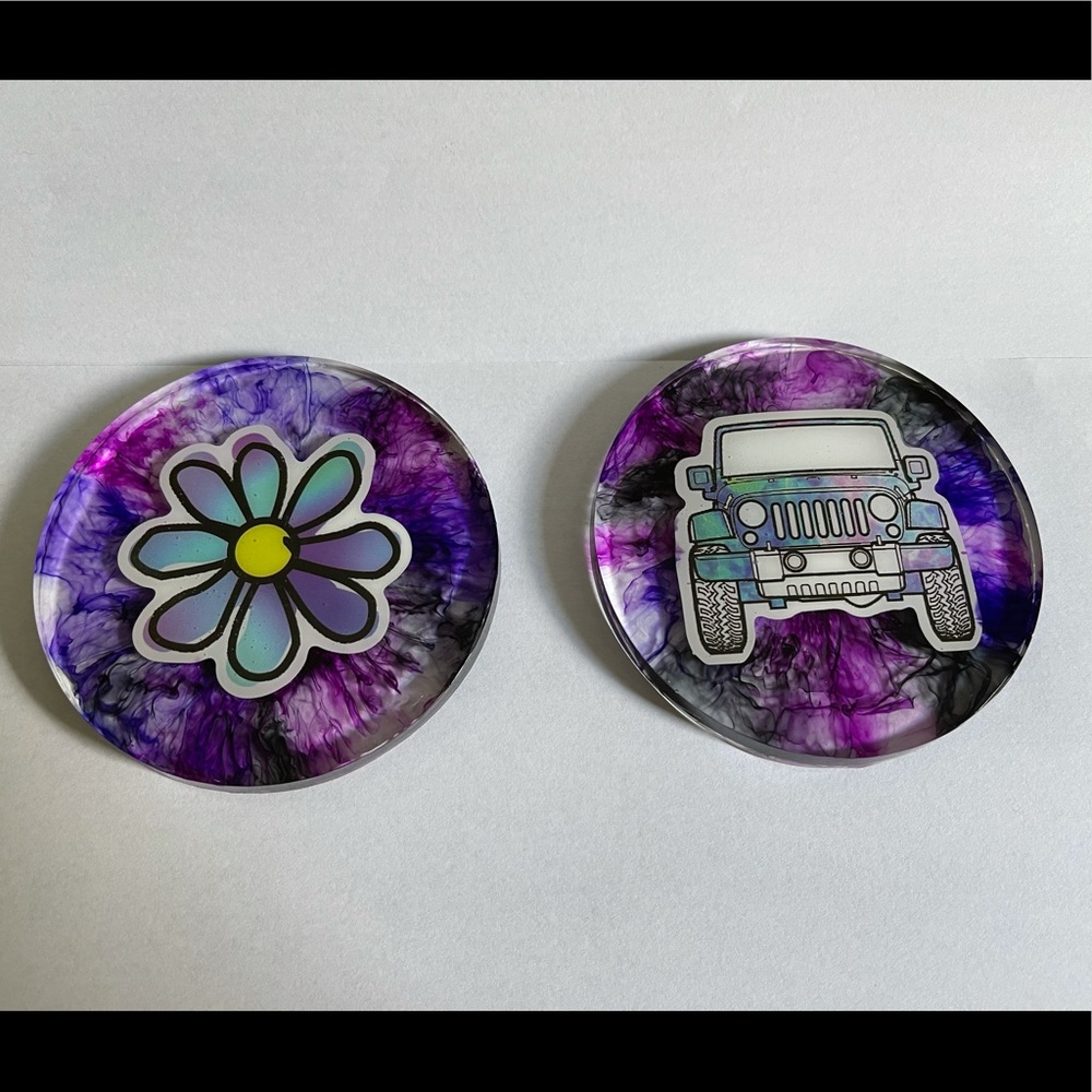 Handmade Jeep Coaster Set